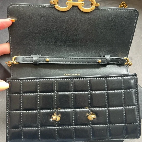 NWT YSL Lambskin Quilted Le Maillon Bag - Picture 10 of 15